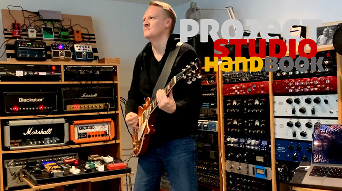 studio recording guitar rig in the home studio video
